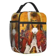 i5720 Labyrinth Jareth The King Of The Goblins Insulated Lunch Bag Resuable Fantasy Film Cooler Thermal Lunch Tote School swg4952