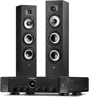 Marantz Stereo 70s Slimline Stereo Receiver & Polk Audio MXT60 High-Resolution Floor-Standing Loudspeaker