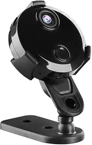 1080P Wirel Camera WiFi Camera Built-in Battery Supports Night Vision Motion Detection Mobile Phone APP Live Video Camera for Home Office Black One Size