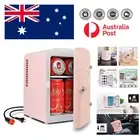 Pink Portable Cosmetic Mini Fridge - 4L, 6 Can Capacity, Travel Must-Have