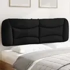 vidaXL Headboard Cushion Black 153 cm Fabric 2BB