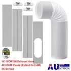 Portable Air Conditioner AC Seal Panel Window Vent Kit 15cm Exhaust Hose Ducting