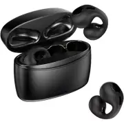 Bluetooth Wireless Ear Clip-On Bone Conduction Headphones With Noise-Canceling