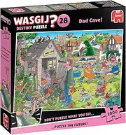 Wasgij Destiny 28 - The Storage Room of Papa! - Dad Cave! - Adult Jigsaw Puzzle - Funny Puzzle - 100% Recycled Cardboard - 1000 Pieces Jumbo