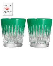 Waterford Set of 2 New Year Firework Tumblers with $31 Credit