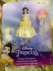 Disney Princess Girls Halloween Costume Disguise Belle Beauty & the Beast Sz M