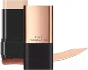 Double Head High Coverage Longwear Face Stick,Flawless Makeup Remover Foundation Stick, 2 in 1- Luxury Anti-Wrinkle Foudation Stick