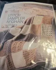 Annie’s Stitch Sampler Crochet Afghan Yarn & Pattern Blocks 7-9 SEALED In Pack