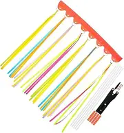 CORHAD Enhance Cycling Safety: Set of Bicycle Safety Flags Fiberglass Pole Waterproof Polyester for Ages and Vehicles