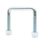 Sunrise U-Bolts with Nyloc Nut 1/2" Zinc - 75mm Square, 75mm - UB75S75Z