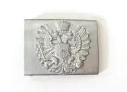 AUSTRIAN ARMY later WW1 ERA REPRO ZINC TYPE EM EQUIPMENT BELT BUCKLE