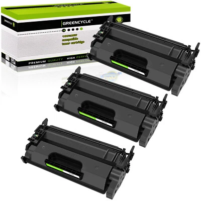 GREENCYCLE 3PK CF226A 26A Toner Cartridges for HP LaserJet Pro M402dne MFP M426
