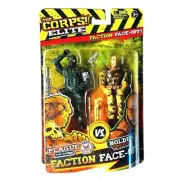 CORPS ELITE Faction Face-Off Plague VS Bolder New 3.75” Action Figures FAST SHIP