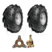 2x 7" Wheels 16x8-7 Tire Rim+3 Stud 23T Rear Wheel Hub For Quad ATV Go Kart Mini