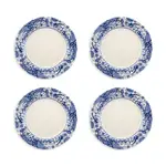 Spode Blue Italian Brocato Dinner Plate, Set of 4
