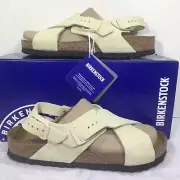 Birkenstock Women’s Size 7 EU 38 Narrow Tulum Almond Suede Sandals Y23-1194