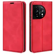 For OnePlus 11 5G Feeling ic Auto-absorbed Wallet Case Fully Wrapped Stand Flip Phone Cover