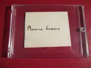 Robert Bruce Crane (1857-1937) American Painter Signature Card - Rare Autogrtaph