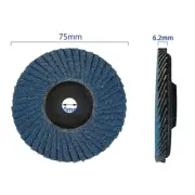 Blue Grinding Wheel Flap Discs Flat For Angle Grinder Sanding Discs Spare