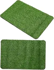Toyvian Artificial Grass Dog Mat Realistic Turf Pad Low Maintenance Dog Rug Stylish Outdoor Rug