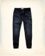 HOLLISTER DENIM JOGGER PANTS 男海鷗 牛仔束口長褲 慢跑褲 現貨XS號