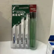 MasterForce 8pc Bi Metal With Cobalt Reciprocating Saw Blade Set