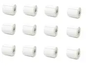 Zebra Genuine 8000D Lab 2x1.25" DT BarCode Label 12-Pack 10017573 (New Sealed