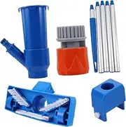 Yardwe Suit Pool Absorption Kit Bottom Brush Lightweight Portable Pool Cleaner