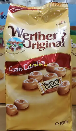 【小如的店】COSTCO好市多代購~WERTHER'S 道地的偉特 奶油太妃糖(每包1000g/約188顆)126427