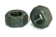 Hex Finish Nuts Hot Dipped Galvanized -7/16"-14 UNC- Qty-250