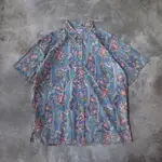 古著 REYN SPOONER HAWAII SHIRT PULLOVER 美式 夏威夷襯衫 半開襟 反布面