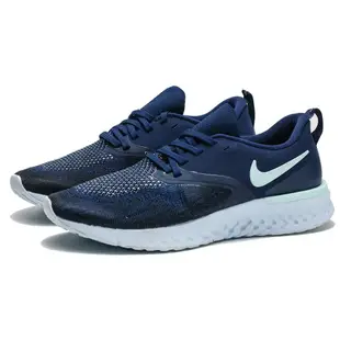 【領卷折$250再送點數回饋】NIKE ODYSSEY REACT 2 FLYKNIT 深藍 輕量 慢跑 女 (布魯克林) AH1016-400