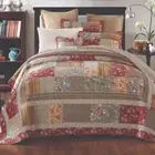 Broadway Bedspread Coverlet set Single Queen King Super 100% Cotton Patchwork