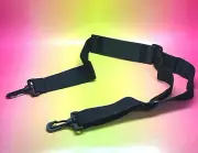 1(one) BLACK NYLON SHOULDER STRAP with NON-SLIP PAD to your BAG CASE Camera NEW!