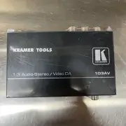 EUC Kramer Tools 103AV 1:3 Composite Video & Stereo Audio Distribution Amplifier