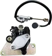 Vanlison Rear Brake Caliper & Master Cylinder Set Compatible with Suzuki ATV Quadracer 450 LTR450 Quadsport 400 LTZ400 Direct Replacement Parts OEM # 69100-33H00-999 69600-07G00