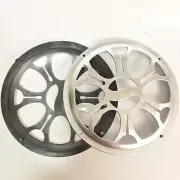 2 Pcs 8" Universal Silver ABS Speaker Covers Grill For Car Audio DJ PA Speakers