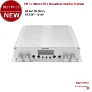 Fmuser HD-02ST 88.0-108.0MHz FM TX Stereo 25W PLL Broadcast Radio Station tp1