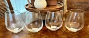 LENOX American by Design Sonoma Country - Stemless Wine Glasses Set of 4