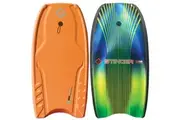 Redback Stinger 42" Bodyboard Beach Surf Board Slick Bottom Crescent Tail Orange