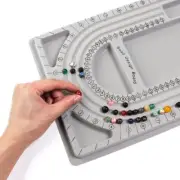Flocked Bead Board - Tray Beading Accessories Measuring Tools Crafts 13 Styles