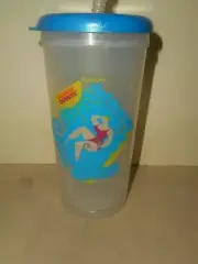 DUNKIN DONUTS Coffee COOLATTA WHIRLEY 16 oz. Drink Cup w/Lid NEW OLD STOCK