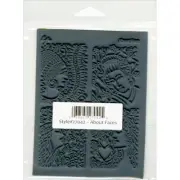 Lisa Pavelka Individual Texture Stamp 4.25"X5.5"-About Face