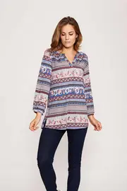Print Tunic--CLA-17529