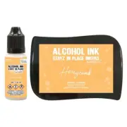 Couture Stayz in Place Alcohol Ink Pad + 12ml reinker - Honeycomb Pearlescent