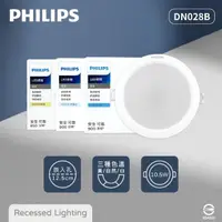 在飛比找momo購物網優惠-【Philips 飛利浦】8入組 LED崁燈 DN028B 