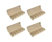 4x 24pc Jasart 12-Egg Holder Carton Tray School Art/Craft Activity Natural