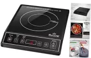 1800W Portable Induction Cooktop Countertop Burner 9100MC/BT-M20B Black