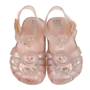 【布布童鞋】ZAXY幻想曲粉膚色太空貓兒童護趾涼鞋香香鞋(U0E946G)