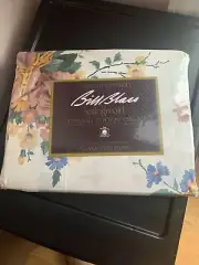 VINTAGE SPRINGMAID BY BILL BLASS 1 TWIN FITTED SHEET RAPHAEL ROSE NON IRON NWT